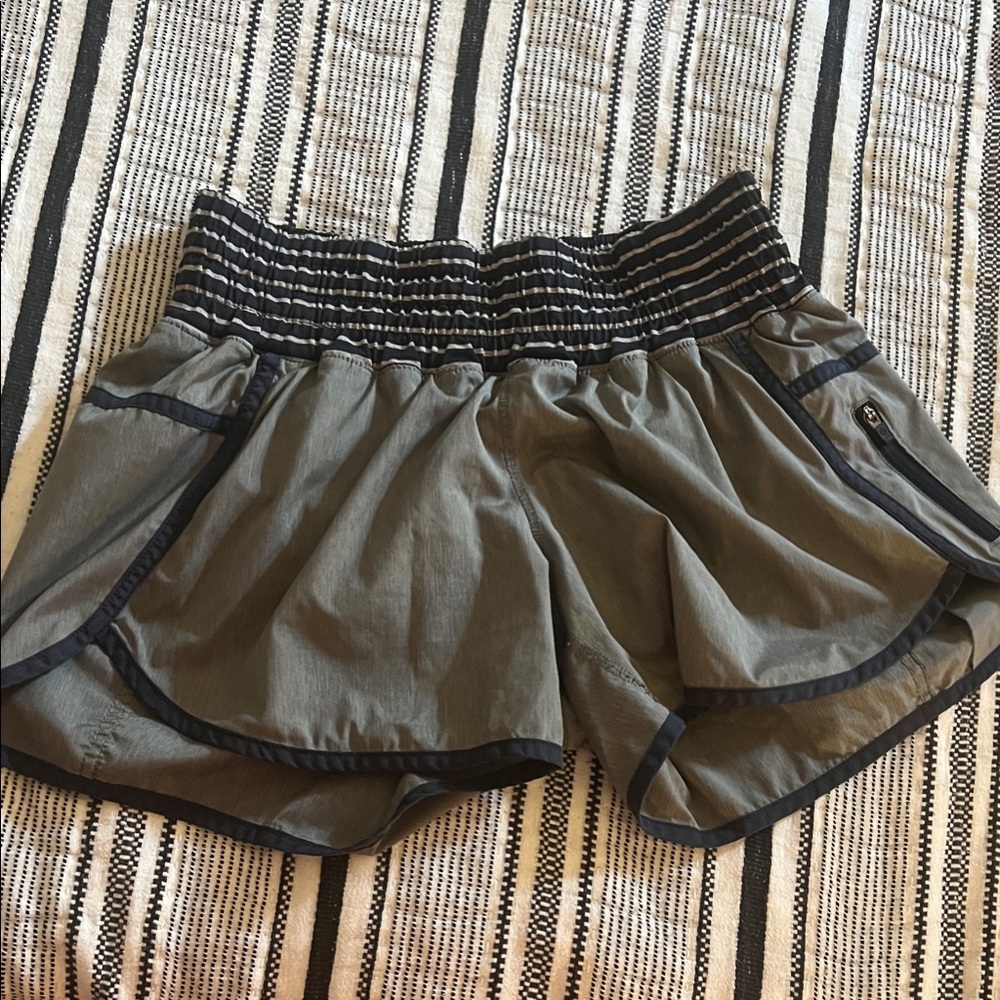 Lululemon Gray & Navy Shorts